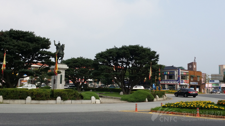 부여 계백장군 동상