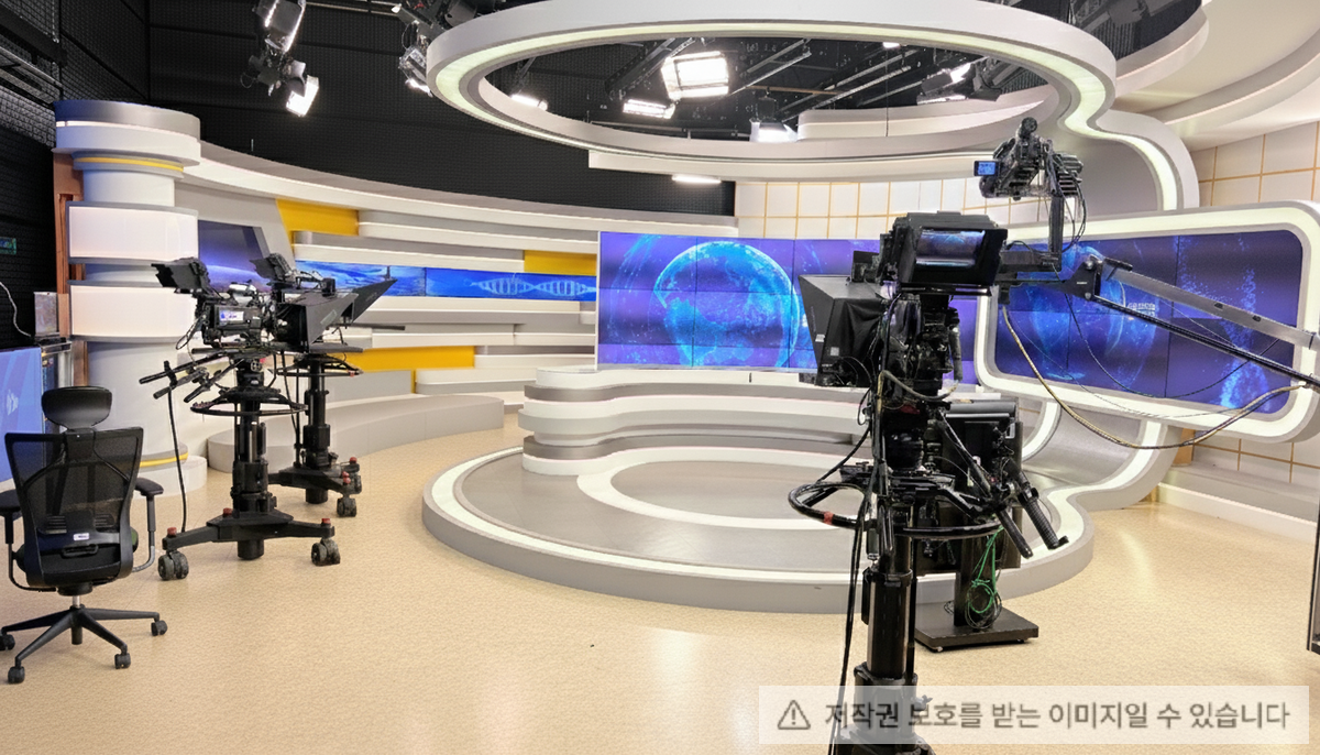 YTNDMB 방송국(스튜디오/부조정실/편집실/사무실)