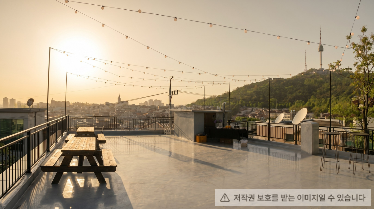 남산 100평형 독채(루푸탑,정원,카폐,상담실,회의실,가정집)